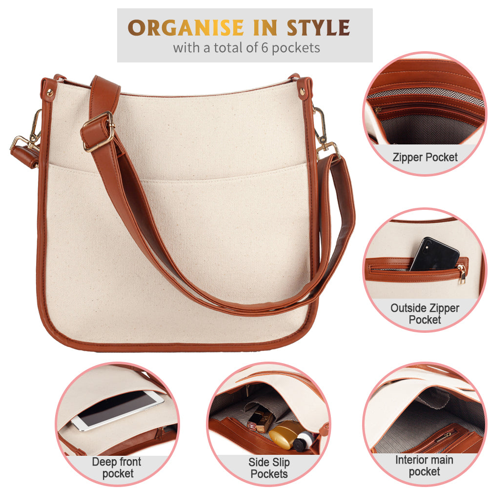 Viva Terry Vegan Leather Crossbody Fashion Shoulder Bag Purse with Adjustable Strap