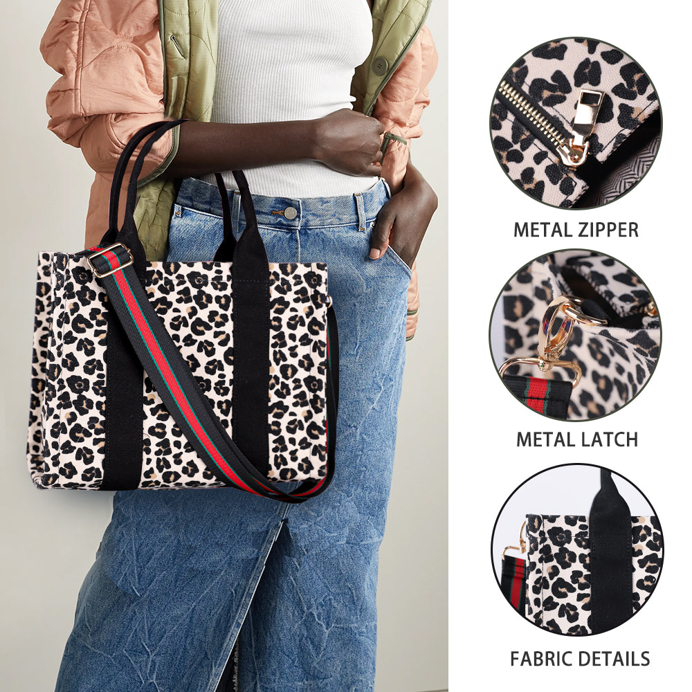 Women Canvas Tote Handbags Casual Shoulder Work Bag Crossbody